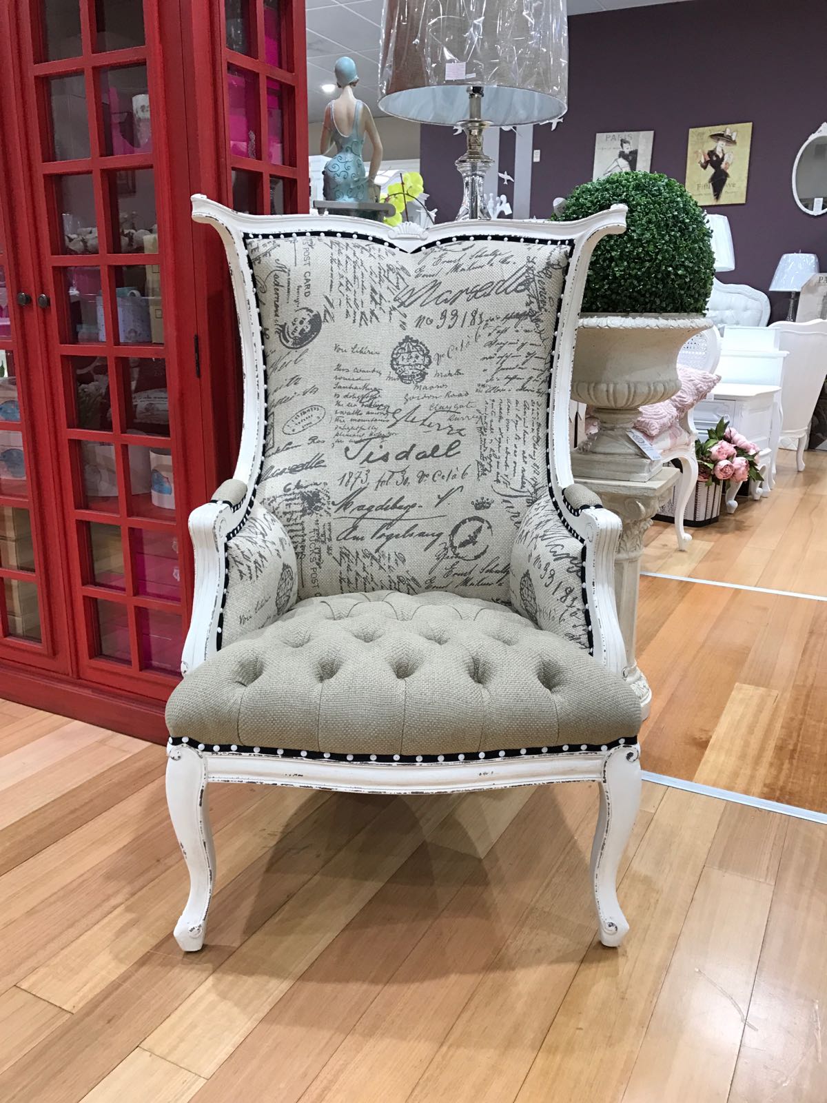French Wing Chair, Paris